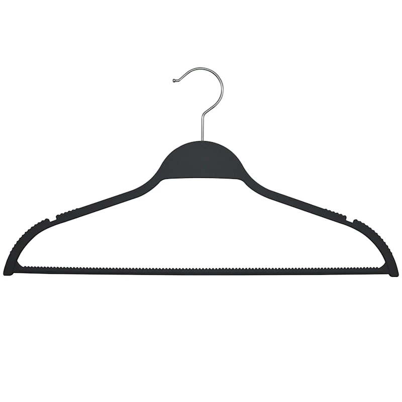 12-Piece Non-Slip Suit Hanger, Grey 2 12-Piece Non-Slip Suit Hanger, Grey - Image 2