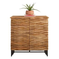 2-Door Wave Wood Carved Cabinet -Furniture Store 2 door wave wood carved cabinet 2