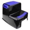 2-Fold Black & Blue Step Stool