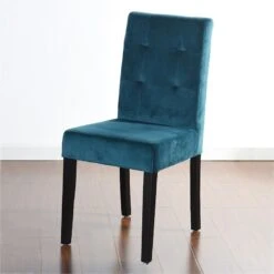 2-Pack Madden Teal Velvet Dining Chair -Furniture Store 2 pack madden teal velvet dining chair 2
