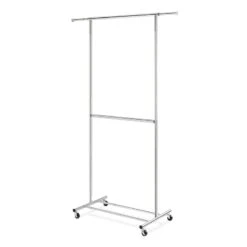 2-Rod Extendable Garment Rack