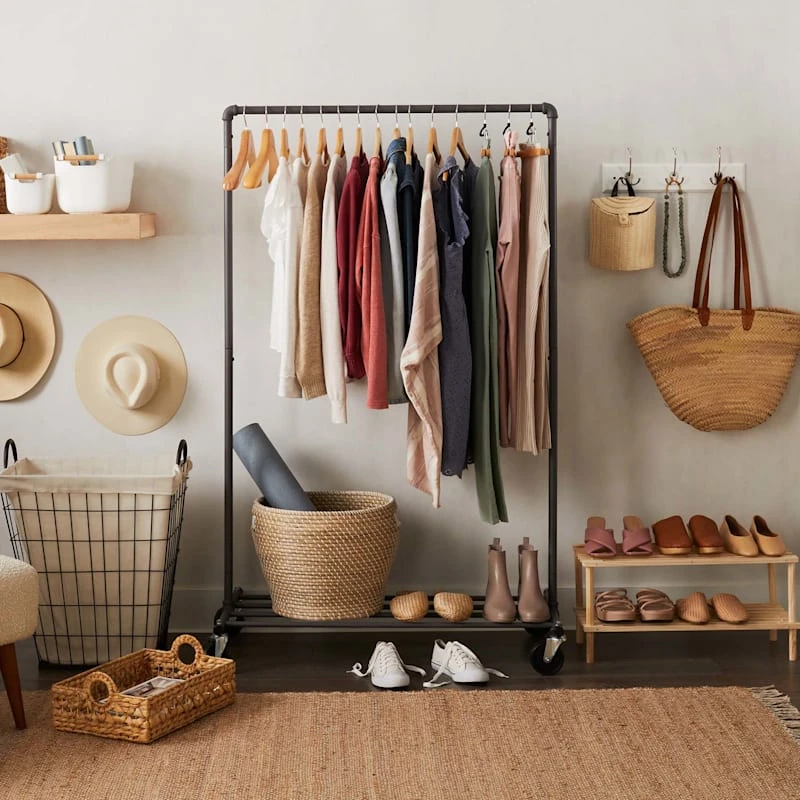 2-Tier Natural Wooden Shoe Rack 3 2-Tier Natural Wooden Shoe Rack - Image 3