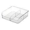 3-Section Clear Storage Bin, Large