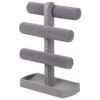 3-Tier Jewelry Bar, Grey