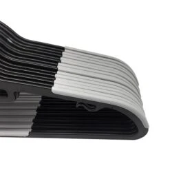 30-Piece Non-Slip Suit Hanger, Black -Furniture Store 30 piece non slip suit hanger black 2