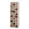 30-Section Hanging Shoe Shelves Organizer