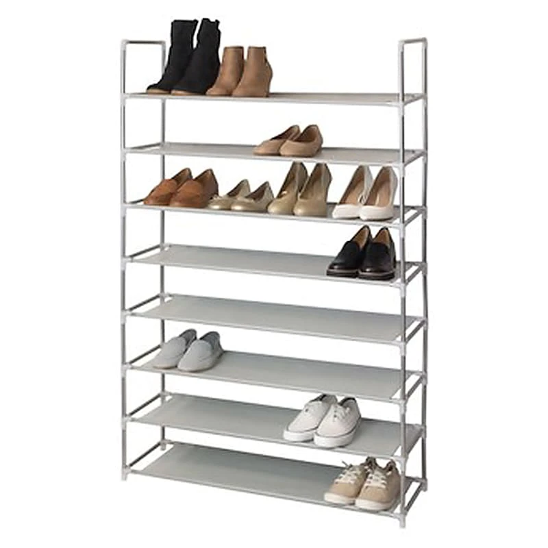 32-Pair Shoe Rack With Nonwoven Shelves 1 32-Pair Shoe Rack With Nonwoven Shelves