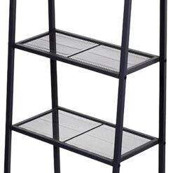 4-Tier Metal Rack, Grey 5 4-Tier Metal Rack, Grey -Furniture Store 4 tier metal rack grey 2