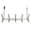 5-Hook Over The Door Hanger, Nickel
