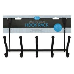 5-Hook Over The Door Rack, Bronze