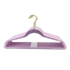 50-Pack Suit Hangers, Lavender -Furniture Store 50 pack suit hangers lavender 2
