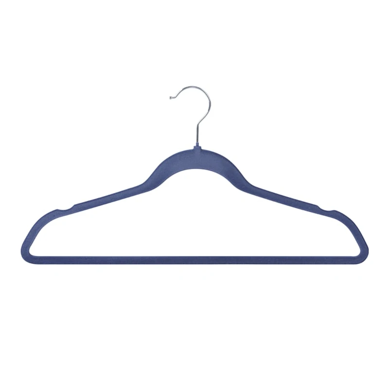 50-Pack Velvet Suit Hangers, Dark Blue 1 50-Pack Velvet Suit Hangers, Dark Blue