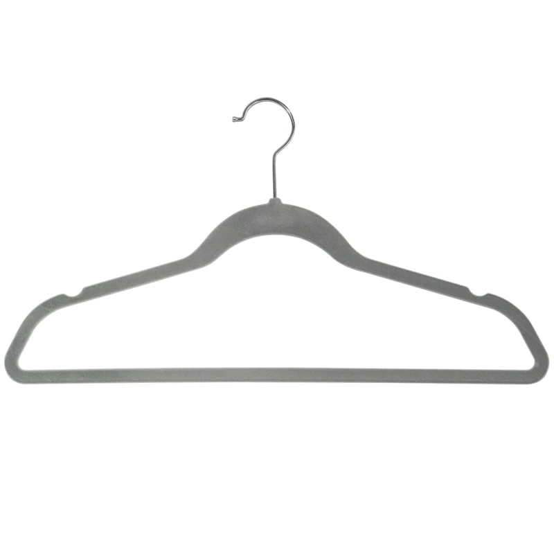 50-Pack Velvet Suit Hangers, Grey 3 50-Pack Velvet Suit Hangers, Grey - Image 3