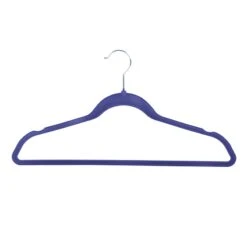 50-Pack Velvet Suit Hangers, Navy Blue