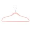 50-Pack Velvet Suit Hangers, Pink
