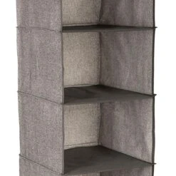 6-Shelf Hanging Organizer, Brown -Furniture Store 6 shelf hanging organizer brown 2