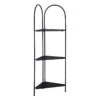 Alice Folding Corner Shelf, Black