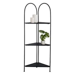 Alice Folding Corner Shelf, Black 7 Alice Folding Corner Shelf, Black -Furniture Store alice folding corner shelf black 2