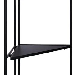 Alice Folding Corner Shelf, Black 8 Alice Folding Corner Shelf, Black -Furniture Store alice folding corner shelf black 3