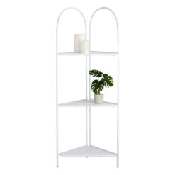 Alice Folding Corner Shelf, White 7 Alice Folding Corner Shelf, White -Furniture Store alice folding corner shelf white 2