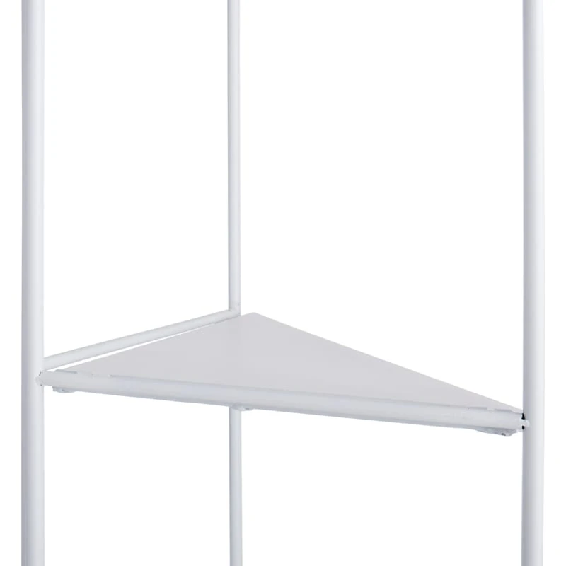 Alice Folding Corner Shelf, White 4 Alice Folding Corner Shelf, White - Image 4