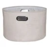 Almond Round Fabric StorageBasket, Medium