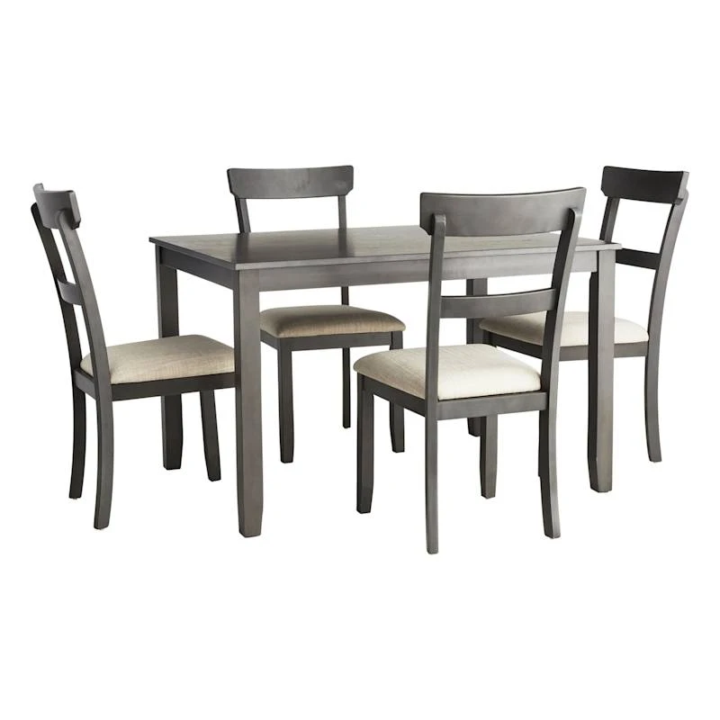 Anderson 5-Piece Dining Set, Grey 2 Anderson 5-Piece Dining Set, Grey - Image 2