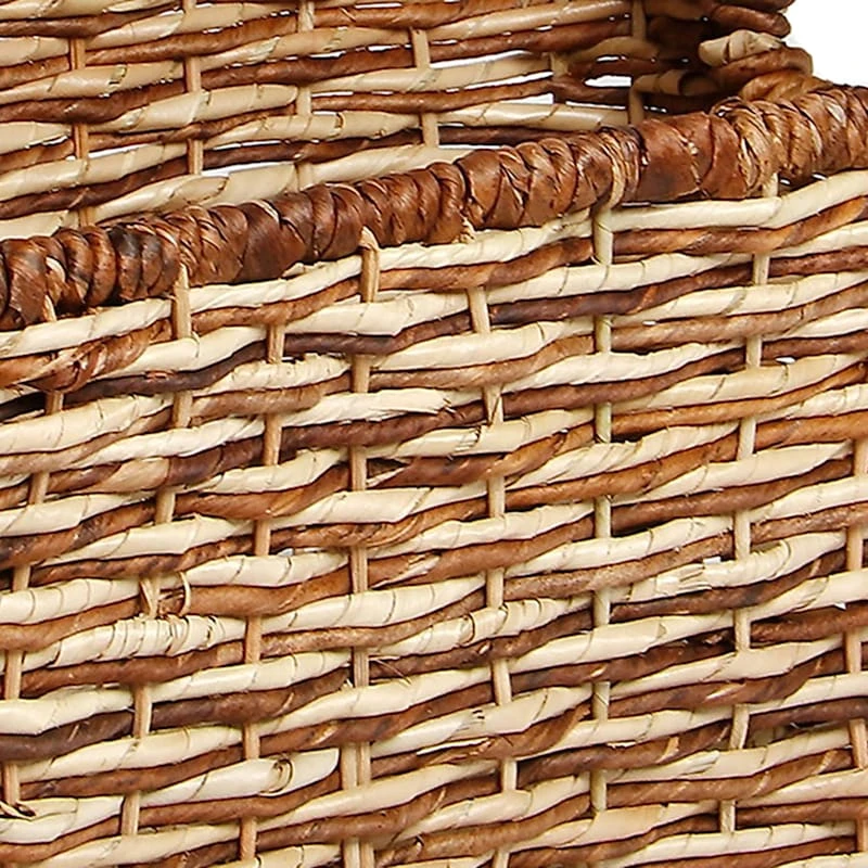 Bacburi Woven Abaca Shelf Tote, Large 2 Bacburi Woven Abaca Shelf Tote, Large - Image 2