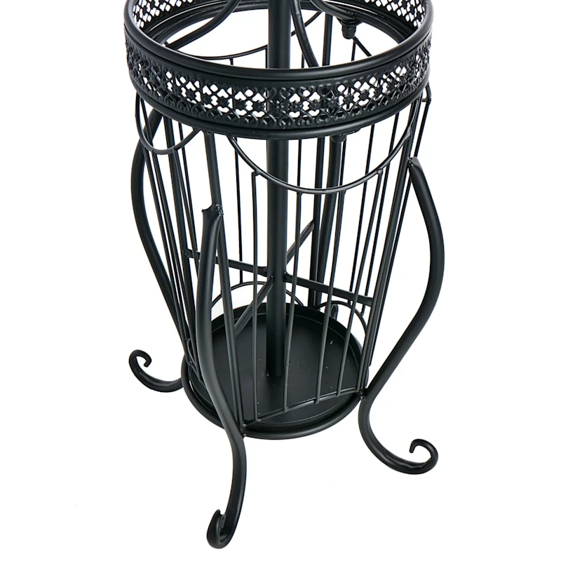 Black Metal Coat Rack 3 Black Metal Coat Rack - Image 3