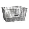 Black Metal Wire Wall Basket, Medium