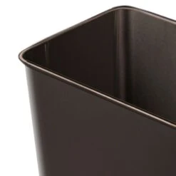 Brown Stainless Steel Open Top Bin, 11.7l -Furniture Store brown stainless steel open top bin 11.7l 2
