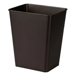 Brown Stainless Steel Open Top Bin, 11.7l