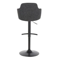 Bryce Adjustable Barstool, Dark Grey -Furniture Store bryce adjustable barstool dark grey 5