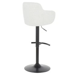 Bryce Adjustable Barstool, Light Grey 11 Bryce Adjustable Barstool, Light Grey -Furniture Store bryce adjustable barstool light grey 3
