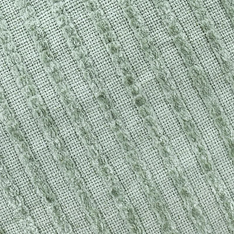 Bubble Dot Striped Pouf, Light Green 2 Bubble Dot Striped Pouf, Light Green - Image 2