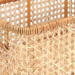 Cane Rectangle Basket, Small -Furniture Store cane rectangle basket small 1