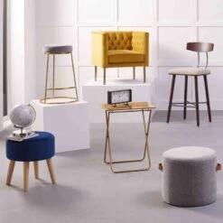 Crosby St Bendell Velvet Tufted Accent Chair, Yellow 5 Crosby St Bendell Velvet Tufted Accent Chair, Yellow -Furniture Store crosby st bendell velvet tufted accent chair yellow 2