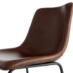 Crosby St Drake Espresso Brown Faux Leather Dining Chair 8 Crosby St Drake Espresso Brown Faux Leather Dining Chair -Furniture Store crosby st drake espresso brown faux leather dining chair 3