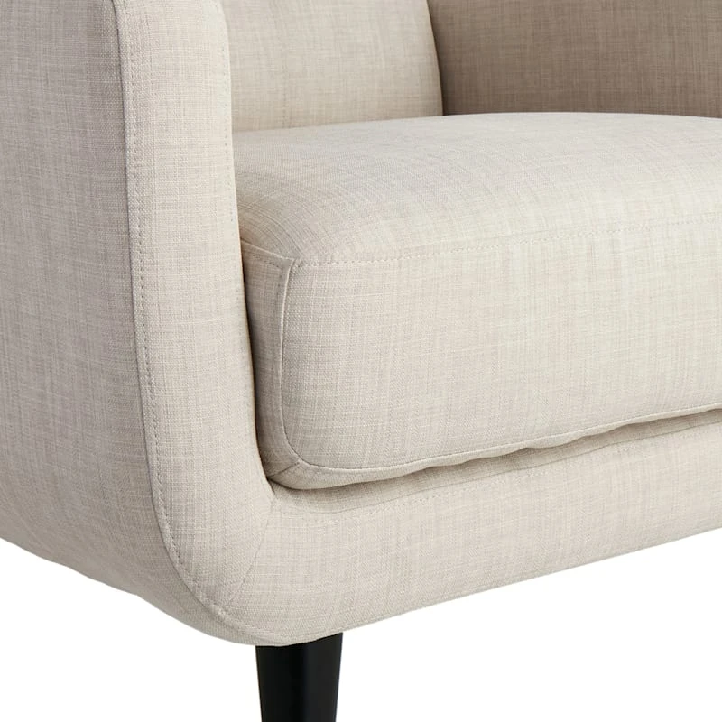 Crosby St Hadley Tufted Back Accent Chair, Taupe 5 Crosby St Hadley Tufted Back Accent Chair, Taupe - Image 5