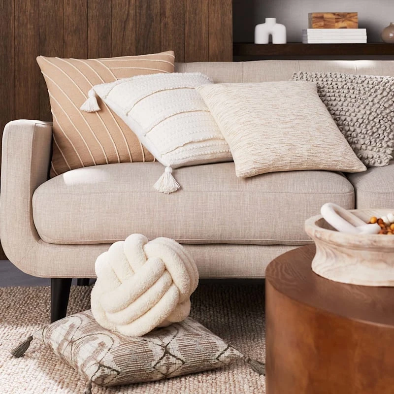 Crosby St Hadley Tufted Back Sofa, Taupe 6 Crosby St Hadley Tufted Back Sofa, Taupe - Image 6