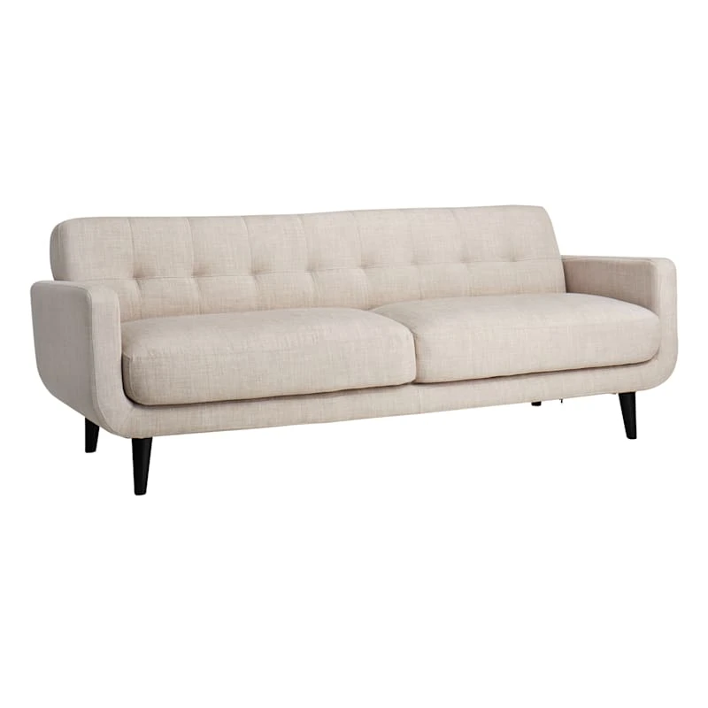Crosby St Hadley Tufted Back Sofa, Taupe 1 Crosby St Hadley Tufted Back Sofa, Taupe