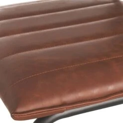 Crosby St Luka Faux Leather Counter Stool, Light Brown -Furniture Store crosby st luka faux leather counter stool light brown 4