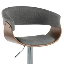 Crosby St Modern Vintage Barstool, Grey 14 Crosby St Modern Vintage Barstool, Grey -Furniture Store crosby st modern vintage barstool grey 6