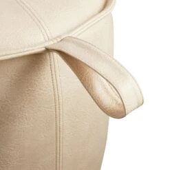 Crosby St Rowan Cream Faux Leather Ottoman 9 Crosby St Rowan Cream Faux Leather Ottoman -Furniture Store crosby st rowan cream faux leather ottoman 2