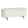 Crosby St Roxie Storage Bench, White