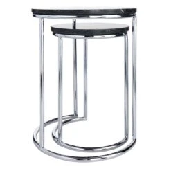 Crosby St Set Of 2 Essex Black Marble Nesting Tables 7 Crosby St Set Of 2 Essex Black Marble Nesting Tables -Furniture Store crosby st set of 2 essex black marble nesting tables 3