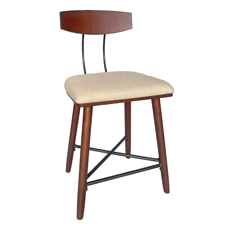 Davey Upholstered Counter Stool 1 Davey Upholstered Counter Stool