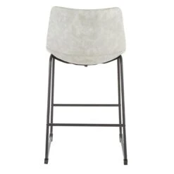 Drake Modern Faux Leather Industrial Barstool, Light Grey 10 Drake Modern Faux Leather Industrial Barstool, Light Grey -Furniture Store drake modern faux leather industrial barstool light grey 4