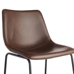 Drake Modern Faux Leather Industrial Counter Stool, Espresso 10 Drake Modern Faux Leather Industrial Counter Stool, Espresso -Furniture Store drake modern faux leather industrial counter stool espresso 4