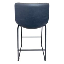 Drake Navy Blue Faux Leather Counter Stool 7 Drake Navy Blue Faux Leather Counter Stool -Furniture Store drake navy blue faux leather counter stool 3